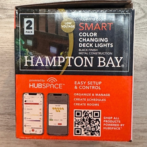 4 Hampton Bay Smart Color Changing Deck Lights (2 Packs) LED Outside Lights NEW - Picture 6 of 6